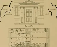 An illustration from An Architectural monograph on a suburban house and garage; competitive drawings; with report on the jury of architects, (1916)
