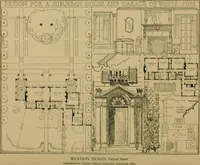 Picture 26 of 32 from An Architectural monograph on a suburban house and garage; competitive drawings; with report on the jury of architects, (1916), leaf 21
