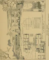 An illustration from An Architectural monograph on a suburban house and garage; competitive drawings; with report on the jury of architects, (1916)