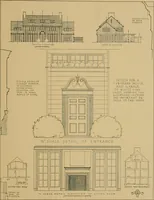 An illustration from An Architectural monograph on a suburban house and garage; competitive drawings; with report on the jury of architects, (1916)