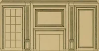 An illustration from An Architectural monograph on a suburban house and garage; competitive drawings; with report on the jury of architects, (1916)