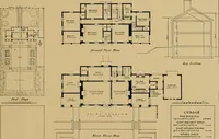 An illustration from An Architectural monograph on a suburban house and garage; competitive drawings; with report on the jury of architects, (1916)