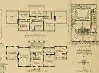 An illustration from An architectural monograph on a white pine hovse; competitive drawings, with report of the jury of architects (1917)