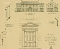 An illustration from An architectural monograph on a white pine hovse; competitive drawings, with report of the jury of architects (1917)