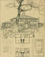 An illustration from An architectural monograph on a white pine hovse; competitive drawings, with report of the jury of architects (1917)