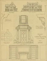 An illustration from An architectural monograph on a white pine hovse; competitive drawings, with report of the jury of architects (1917)