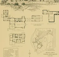 Picture 7 of 46 from An architectural monograph on a white pine house for the vacation season; competitive drawings, with report of the jury of architects. (1918), leaf 10
