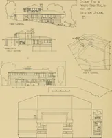 Picture 11 of 46 from An architectural monograph on a white pine house for the vacation season; competitive drawings, with report of the jury of architects. (1918), leaf 13