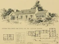 Picture 18 of 46 from An architectural monograph on a white pine house for the vacation season; competitive drawings, with report of the jury of architects. (1918), leaf 17