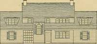 An illustration from An architectural monograph on a white pine house for the vacation season; competitive drawings, with report of the jury of architects. (1918)
