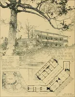 Picture 2 of 46 from An architectural monograph on a white pine house for the vacation season; competitive drawings, with report of the jury of architects. (1918), leaf 3