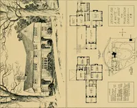 An illustration from An architectural monograph on a white pine house for the vacation season; competitive drawings, with report of the jury of architects. (1918)