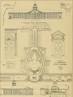An illustration from An Architectural monograph on a community center building to be built of white pine. (1919)