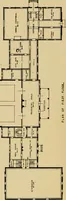 An illustration from An Architectural monograph on a community center building to be built of white pine. (1919)