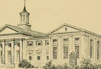 An illustration from An Architectural monograph on a community center building to be built of white pine. (1919)