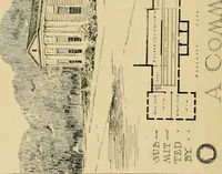An illustration from An Architectural monograph on a community center building to be built of white pine. (1919)