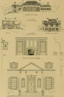 An illustration from An Architectural monograph on a roadside tavern to be built of white pine; (1920)