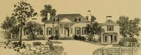 An illustration from An Architectural monograph on a roadside tavern to be built of white pine; (1920)