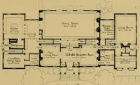 An illustration from An Architectural monograph on a roadside tavern to be built of white pine; (1920)