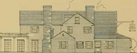An illustration from An Architectural monograph on a roadside tavern to be built of white pine; (1920)