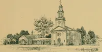 An illustration from An architectural monograph on a country church & Sunday school building with the minister’s residence, to be built of white pine; (1922)