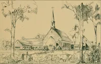 Picture 17 of 46 from An architectural monograph on a country church & Sunday school building with the minister’s residence, to be built of white pine; (1922), leaf 12