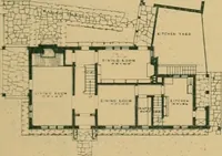 An illustration from An architectural monograph on a country church & Sunday school building with the minister’s residence, to be built of white pine; (1922)