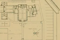 An illustration from An architectural monograph on a country church & Sunday school building with the minister’s residence, to be built of white pine; (1922)