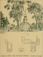 Picture 23 of 46 from An architectural monograph on a country church & Sunday school building with the minister’s residence, to be built of white pine; (1922), leaf 14