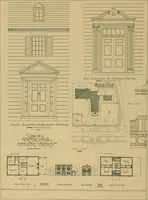 An illustration from An architectural monograph on a country church & Sunday school building with the minister’s residence, to be built of white pine; (1922)
