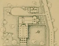 An illustration from An architectural monograph on a country church & Sunday school building with the minister’s residence, to be built of white pine; (1922)