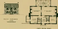 Picture 39 of 46 from An architectural monograph on a country church & Sunday school building with the minister’s residence, to be built of white pine; (1922), leaf 23