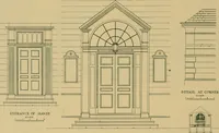 An illustration from An architectural monograph on a country church & Sunday school building with the minister’s residence, to be built of white pine; (1922)