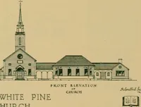 Picture 43 of 46 from An architectural monograph on a country church & Sunday school building with the minister’s residence, to be built of white pine; (1922), leaf 23