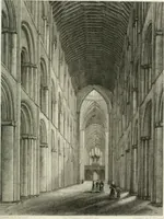 An illustration from Architectural and picturesque illustrations of the cathedral churches of England and Wales. The drawings made from sketches taken expressly for this work, by Robert Garland. With descriptions by Thomas Moule (1838)
