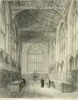 An illustration from Architectural and picturesque illustrations of the cathedral churches of England and Wales. The drawings made from sketches taken expressly for this work, by Robert Garland. With descriptions by Thomas Moule (1838)