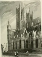 An illustration from Architectural and picturesque illustrations of the cathedral churches of England and Wales. The drawings made from sketches taken expressly for this work, by Robert Garland. With descriptions by Thomas Moule (1838)