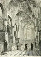 An illustration from Architectural and picturesque illustrations of the cathedral churches of England and Wales. The drawings made from sketches taken expressly for this work, by Robert Garland. With descriptions by Thomas Moule (1838)