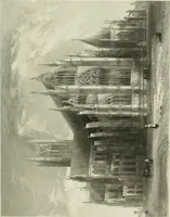 An illustration from Architectural and picturesque illustrations of the cathedral churches of England and Wales. The drawings made from sketches taken expressly for this work, by Robert Garland. With descriptions by Thomas Moule (1838)