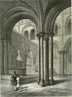 An illustration from Architectural and picturesque illustrations of the cathedral churches of England and Wales. The drawings made from sketches taken expressly for this work, by Robert Garland. With descriptions by Thomas Moule (1838)
