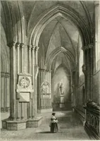 An illustration from Architectural and picturesque illustrations of the cathedral churches of England and Wales. The drawings made from sketches taken expressly for this work, by Robert Garland. With descriptions by Thomas Moule (1838)