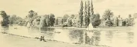 An illustration from Architectural remains of Richmond, Twickenham, Kew, Petersham, and Mortlake; (1900)