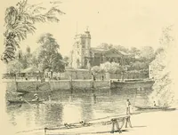 An illustration from Architectural remains of Richmond, Twickenham, Kew, Petersham, and Mortlake; (1900)