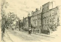 An illustration from Architectural remains of Richmond, Twickenham, Kew, Petersham, and Mortlake; (1900)