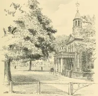 An illustration from Architectural remains of Richmond, Twickenham, Kew, Petersham, and Mortlake; (1900)