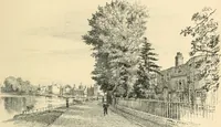 An illustration from Architectural remains of Richmond, Twickenham, Kew, Petersham, and Mortlake; (1900)