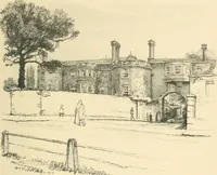 An illustration from Architectural remains of Richmond, Twickenham, Kew, Petersham, and Mortlake; (1900)