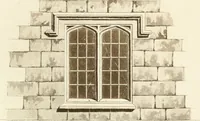 An illustration from Architectural sketches for cottages, rural dwellings, and villas, in the Grecian, Gothic, and fancy styles : with plans suitable to persons of genteel life and moderate fortune : preceded by some observations on scenery and character proper for picturesque buildings (1805)