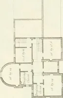 An illustration from Architectural sketches for cottages, rural dwellings, and villas, in the Grecian, Gothic, and fancy styles : with plans suitable to persons of genteel life and moderate fortune : preceded by some observations on scenery and character proper for picturesque buildings (1805)