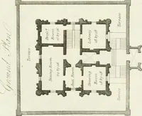 Picture 49 of 58 from Architectural sketches for cottages, rural dwellings, and villas, in the Grecian, Gothic, and fancy styles : with plans suitable to persons of genteel life and moderate fortune : preceded by some observations on scenery and character proper for picturesque buildings (1805), leaf 96